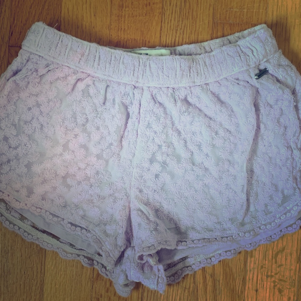 Crochet abercrombie shorts!